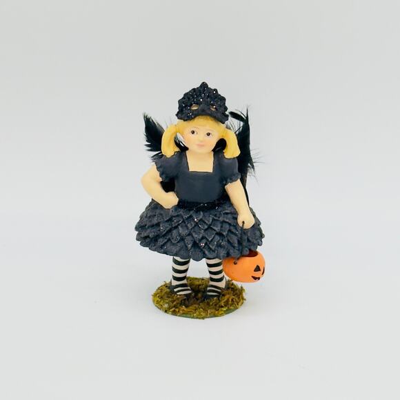 Bethany Lowe Crow Hazel Girl In Halloween Costume Figurine NEW - Picture 4 of 8